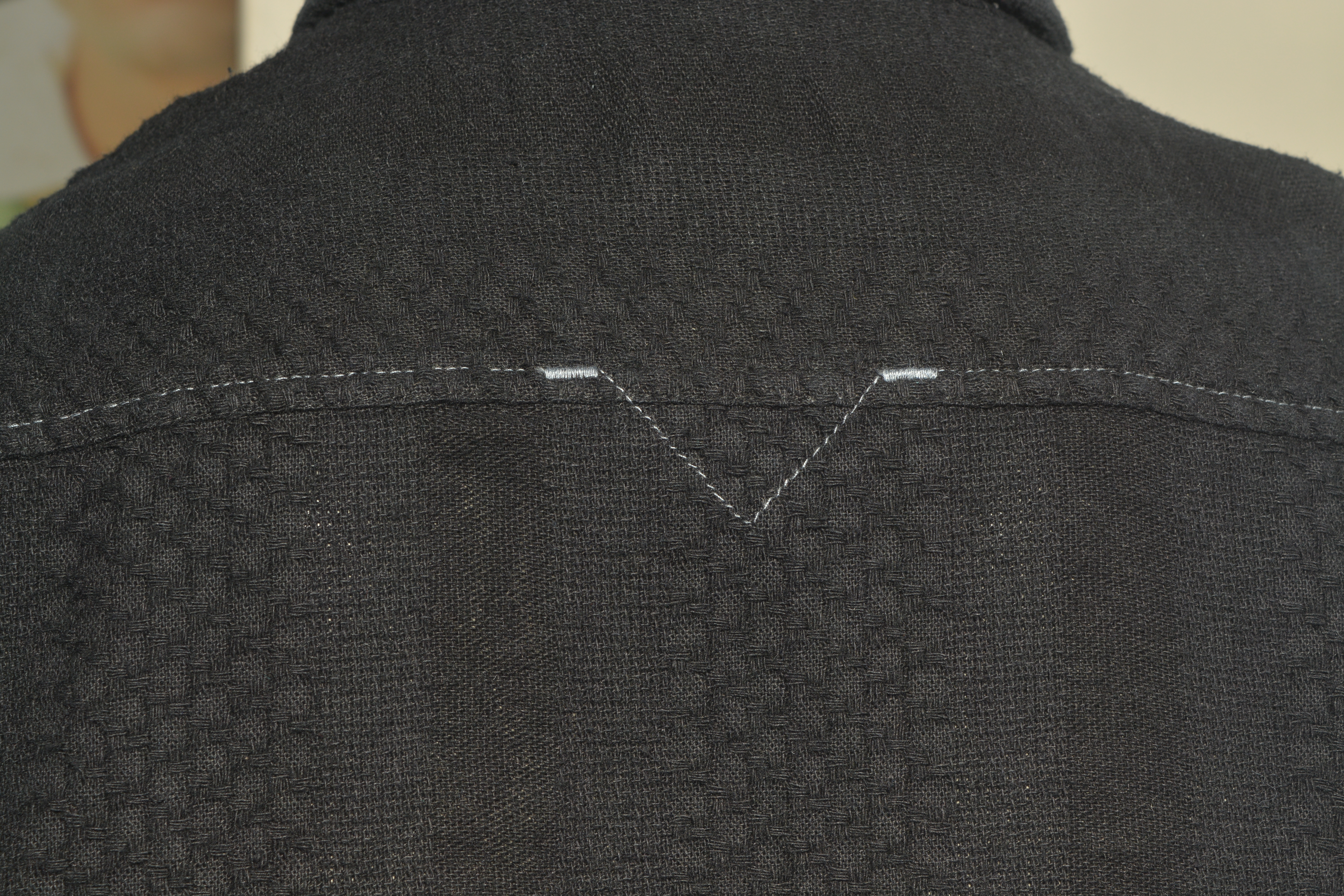 Camisa tejida Negra 2 Bolsillos 016883 - Imagen 2