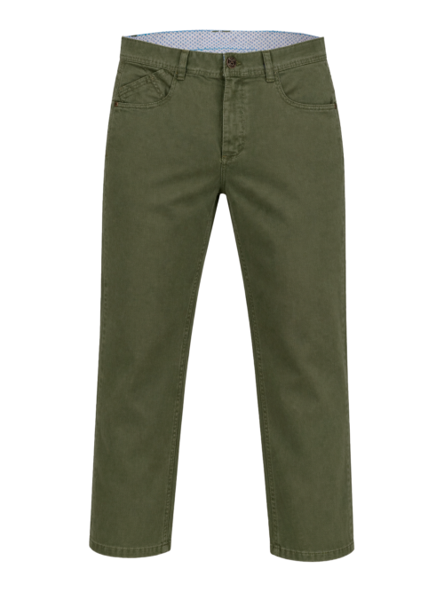 Dril Hombre Verde Oliva