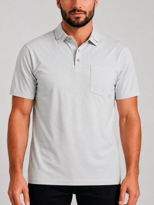 Camibuso Hombre Unicolor Tono Pastel