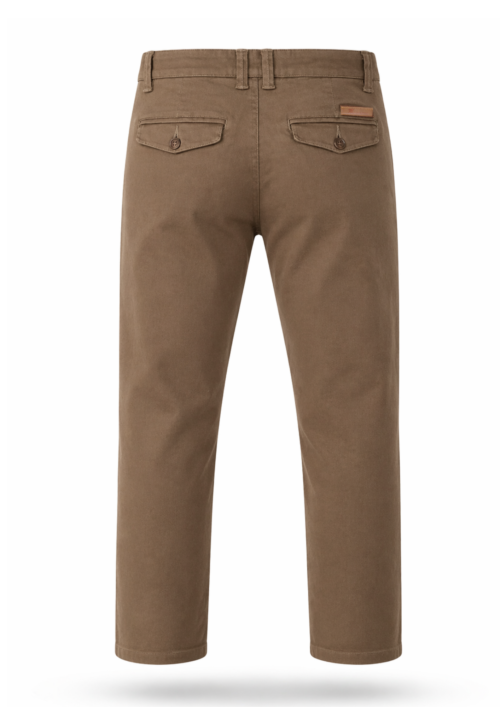 Pantalón Dril Hombre Café Tabaco