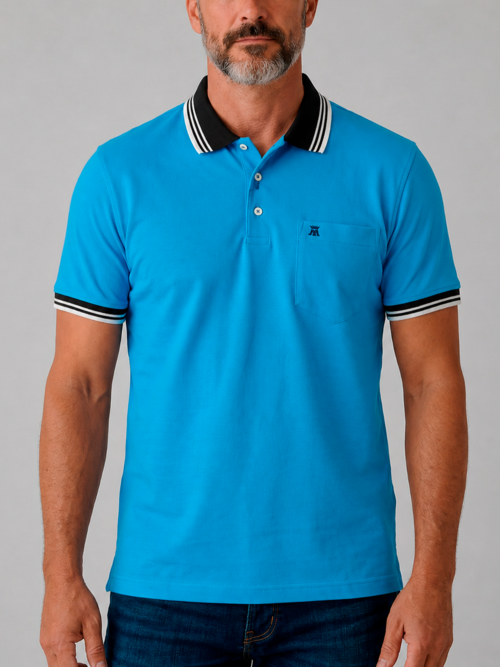 Polo Hombre Unicolor