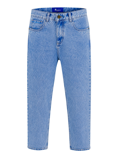 Jean Hombre Azul Jaspeado