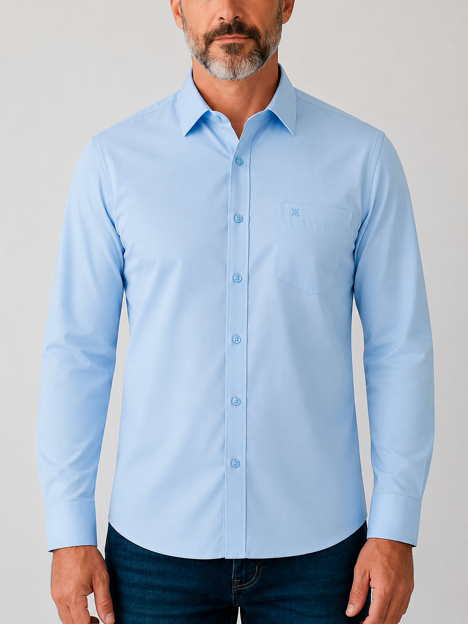 Camisa Manga Larga Hombre