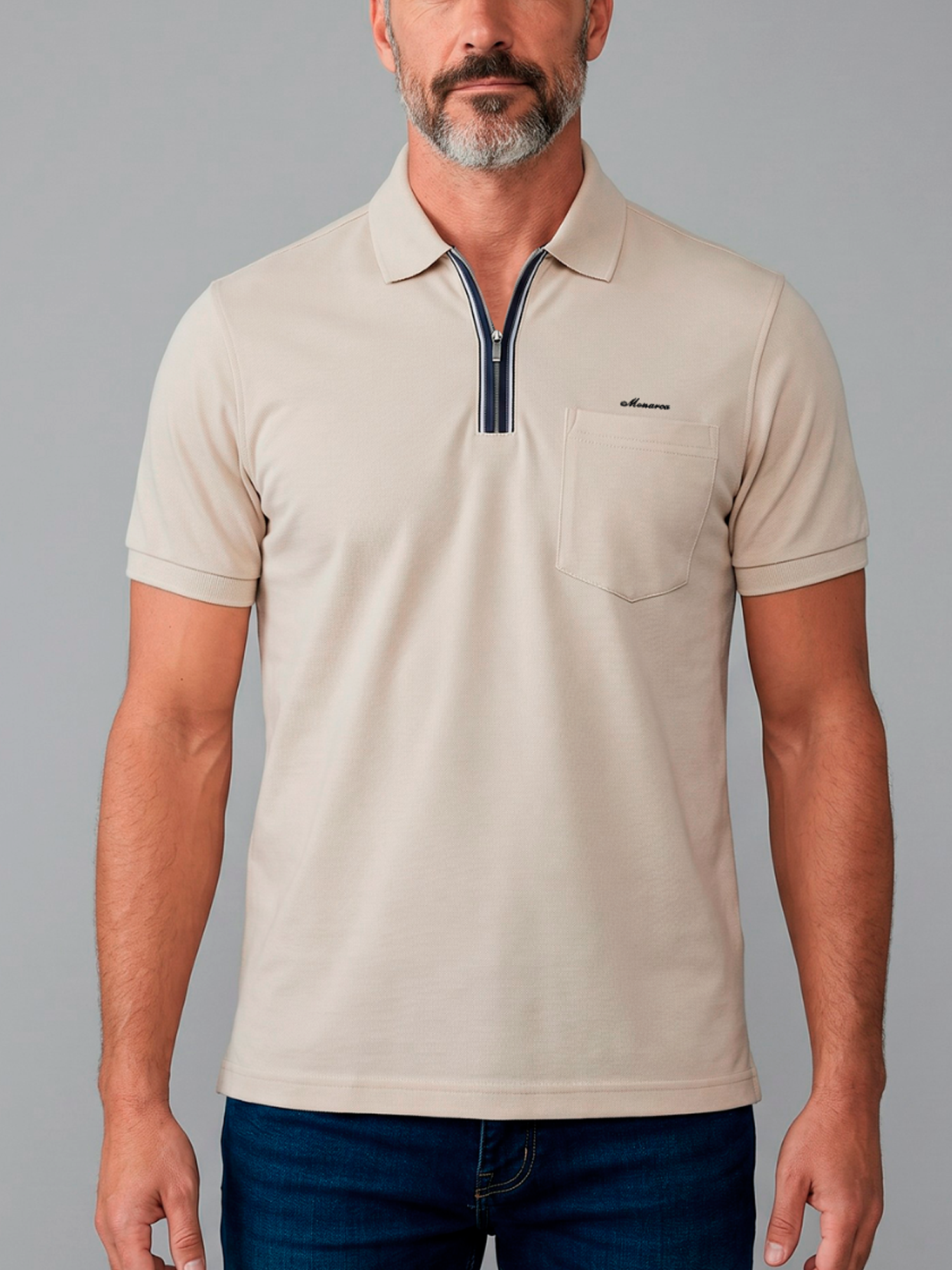 Camibuso para Hombre con Cremallera