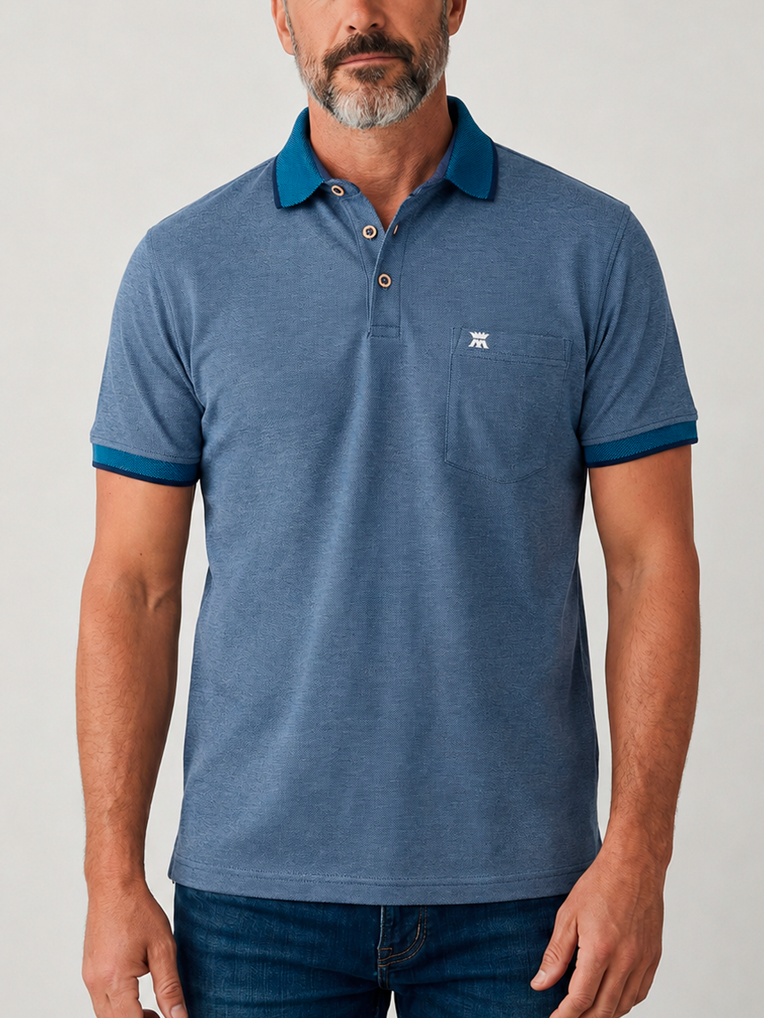 Camibuso Tipo Polo para Hombre