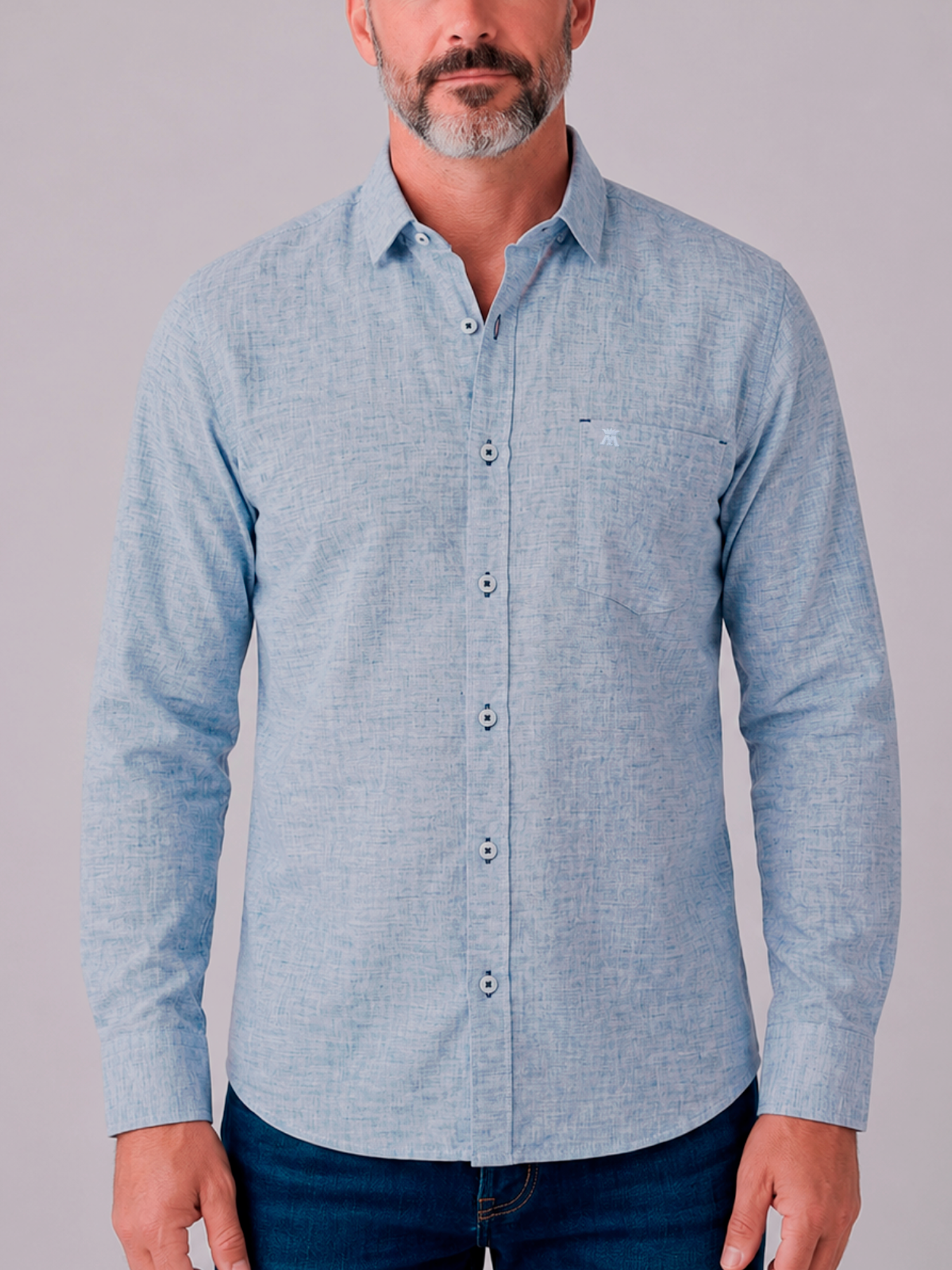 Camisa para Hombre Manga Larga