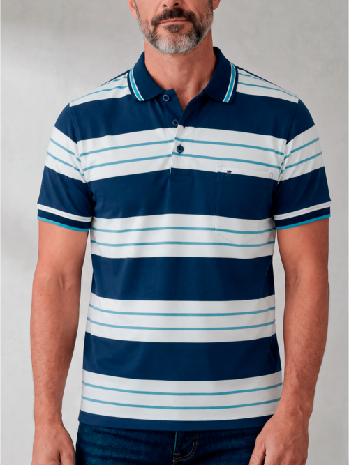 Camibuso para Hombre con Rayas Horizontales