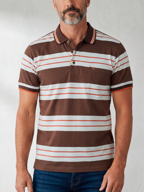 Camibuso para Hombre con Rayas Horizontales