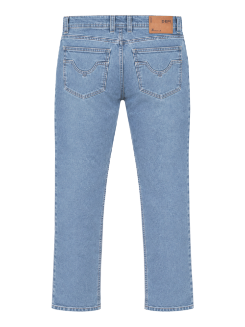 jean azul claro para hombre