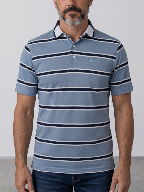 Camibuso para Hombre con Rayas Horizontales